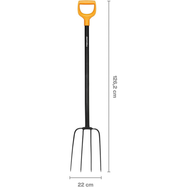 ფიწალი Fiskars Solid 1070674, Spading Fork, Black