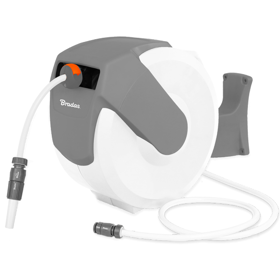 კოჭა ავტომატური მილით Bradas White Line WL-W6B20, 20m, Automatic Reel With Hose, White
