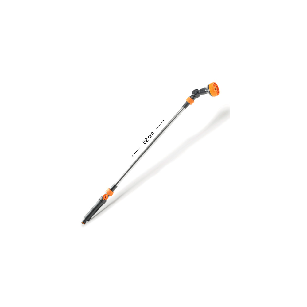 სარწყავი დამაგრძელებლით GF GF80005448, Adjustable Watering Gun on Extension, Black/Orange