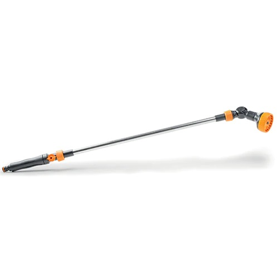 Adjustable Watering Gun on Extension GF GF80005448, Black/Orange