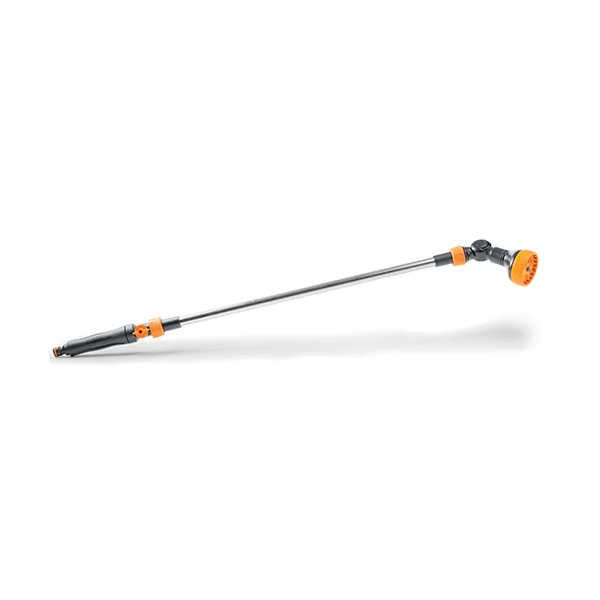 Adjustable Watering Gun on Extension GF GF80005448, Black/Orange