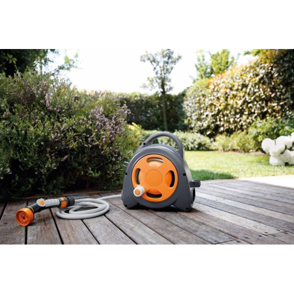 Reel With Hose And Accessories GF Aquabag Maxi GF80005608, 16.5m, Orange
