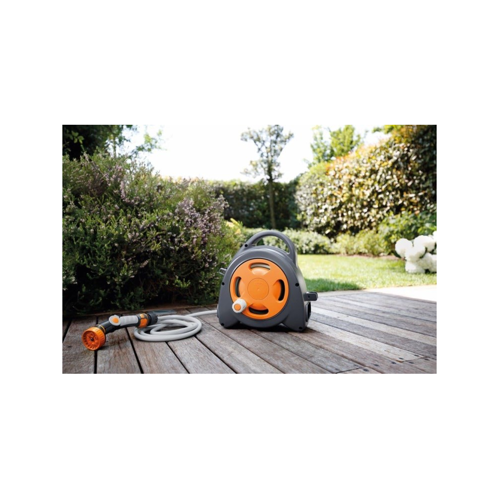 Reel With Hose And Accessories GF Aquabag Maxi GF80005608, 16.5m, Orange