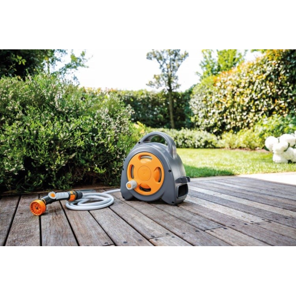 Reel With Hose And Accessories GF Aquabag Maxi GF80005608, 16.5m, Orange