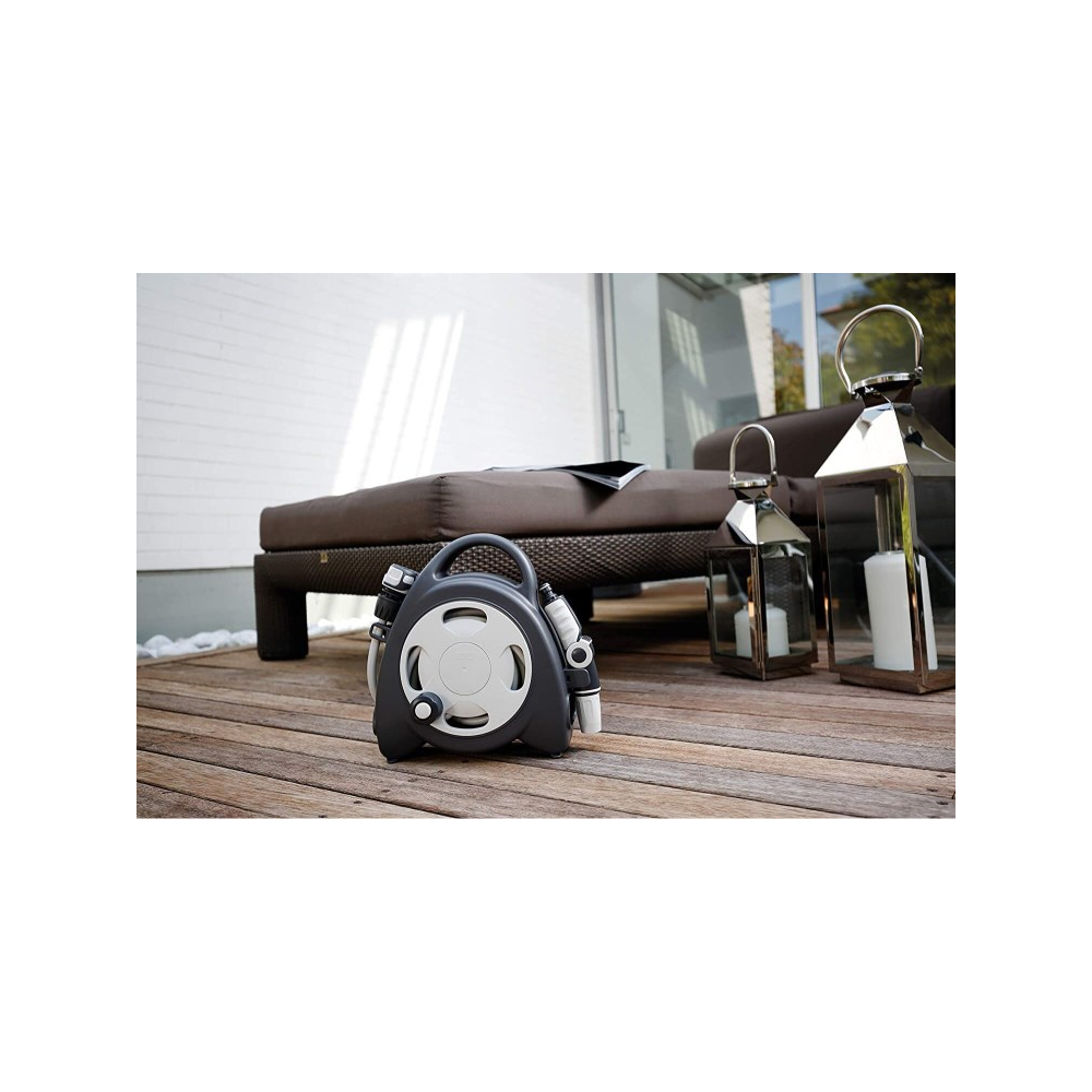 Reel With Hose And Accessories GF Aquabag Maxi GF80295608, 16.5m, Grey