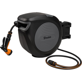 კოჭა ავტომატური მილით Bradas Black Line ECO-W1B20, 20m, Automatic Reel With Hose, Black