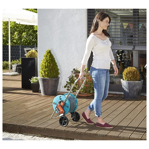 Hose Reel Trolley Gardena AquaRoll S 18502-20, 20m, Blue