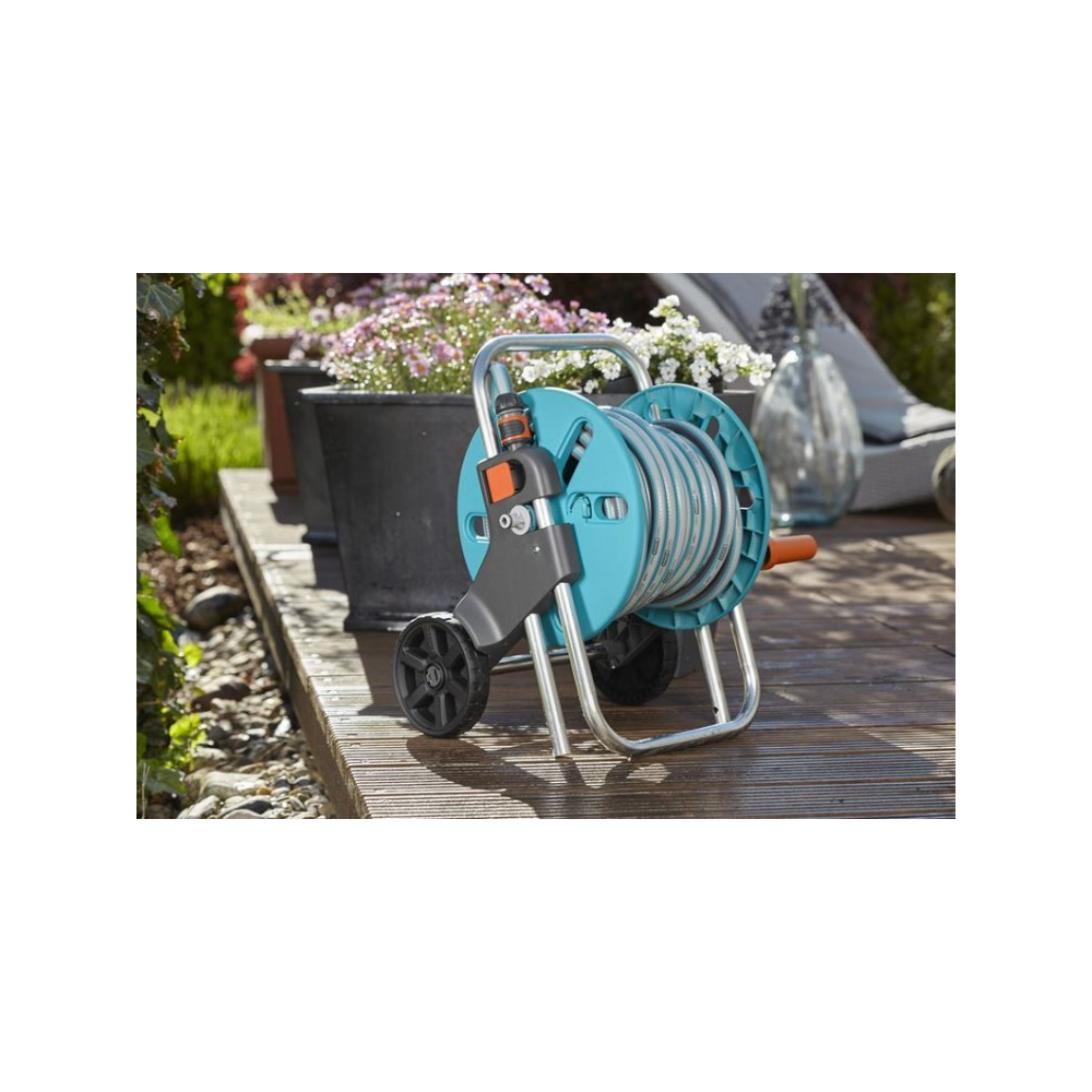 Hose Reel Trolley Gardena AquaRoll S 18502-20, 20m, Blue