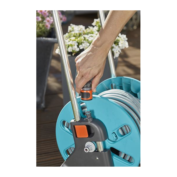 Hose Reel Trolley Gardena AquaRoll S 18502-20, 20m, Blue