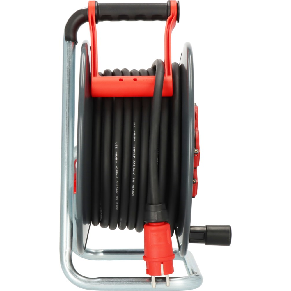 Coil Brennenstuhl 13045602, 4Socket, 25m, Coil, Black