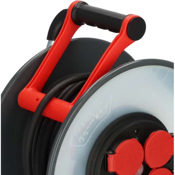 Coil Brennenstuhl 13045602, 4Socket, 25m, Coil, Black