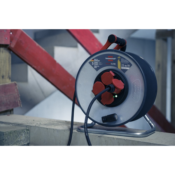 Coil Brennenstuhl 13045602, 4Socket, 25m, Coil, Black