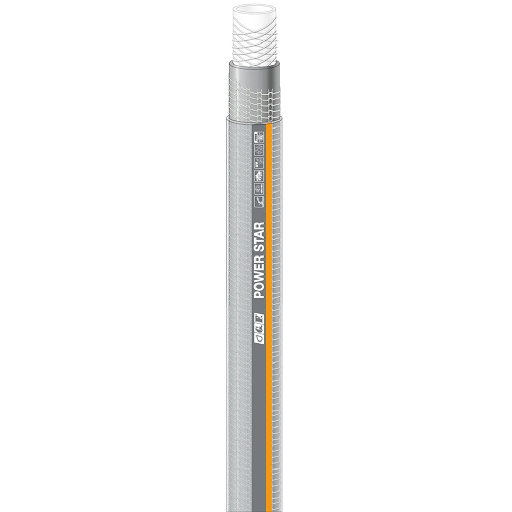 სარწყავი მილი GF GF80007102, 15m, Garden Hose, Grey