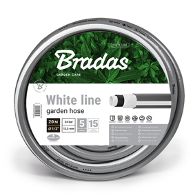 სარწყავი მილი Bradas White Line WWL1/220, 20m, Garden Hose, Grey