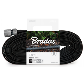 სარწყავი მილი Bradas Soaker Textil Hose WSTH15, 15m, Garden Hose, Black