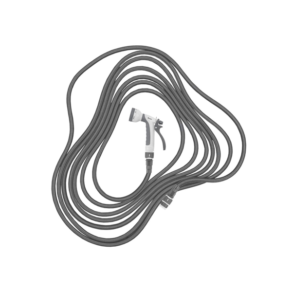 წელვადი სარწყავი მილი საცმით Bradas WTW612GY, 6-12m, Garden Hose, Black