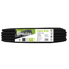 Garden Hose Bradas AQUA-DROP WAD1/2050, 50m, Black