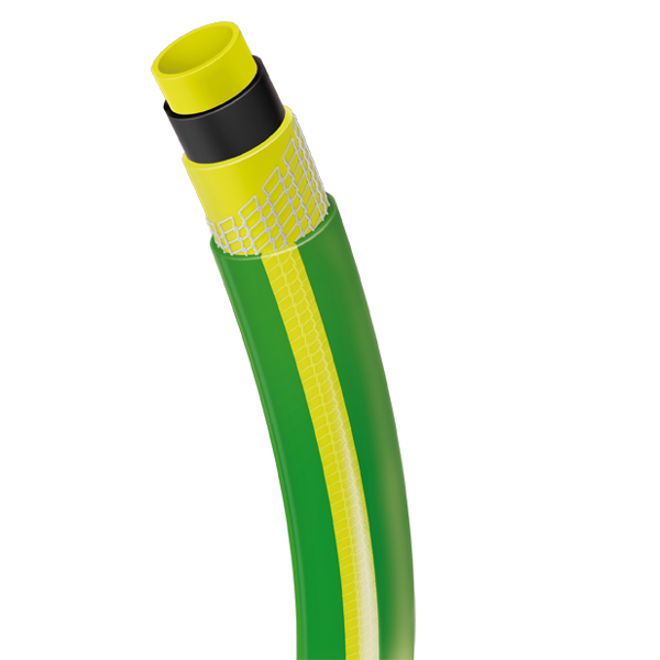 Garden Hose Bradas Reflex WFR1/220, 20m, Green\Yellow