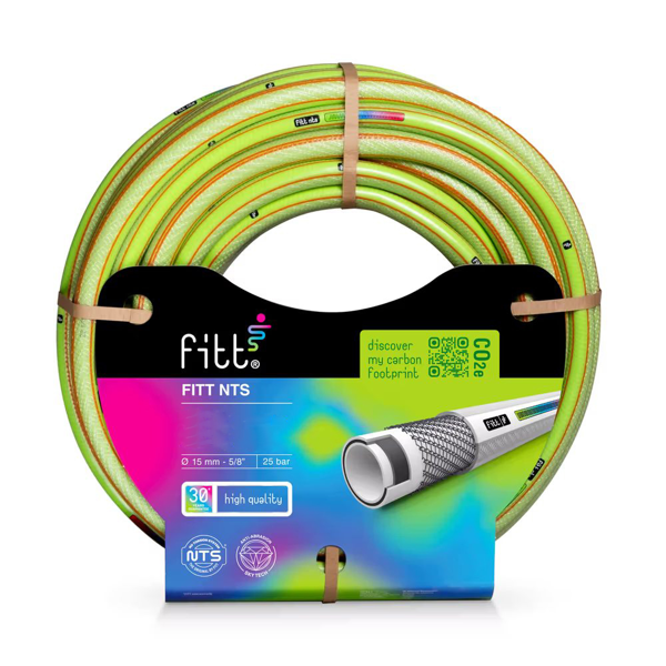 Garden Hose Fitt NTSLM5/815, 15m, Green