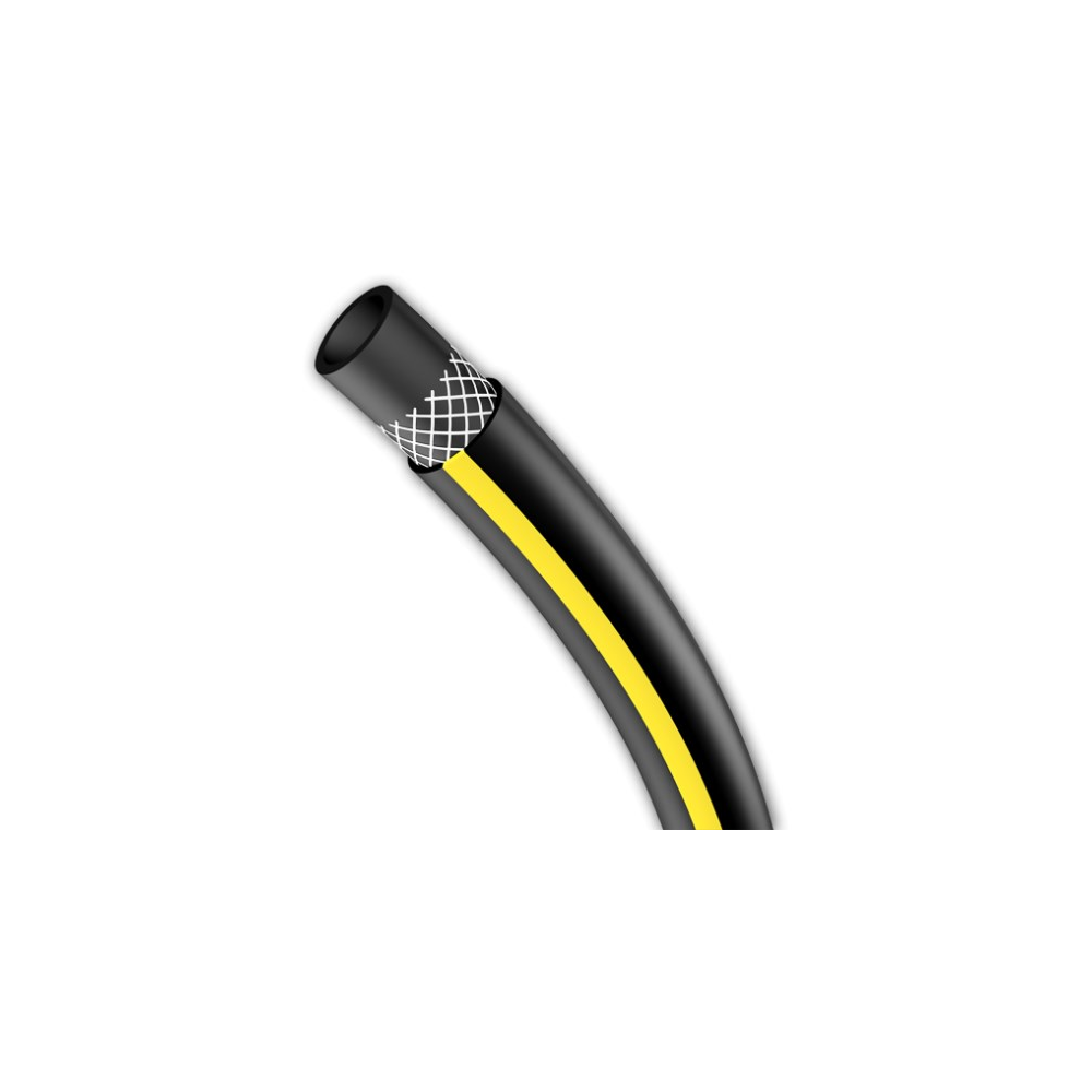 Garden Hose Bradas WBC3/425, 25m, Black/Yellow