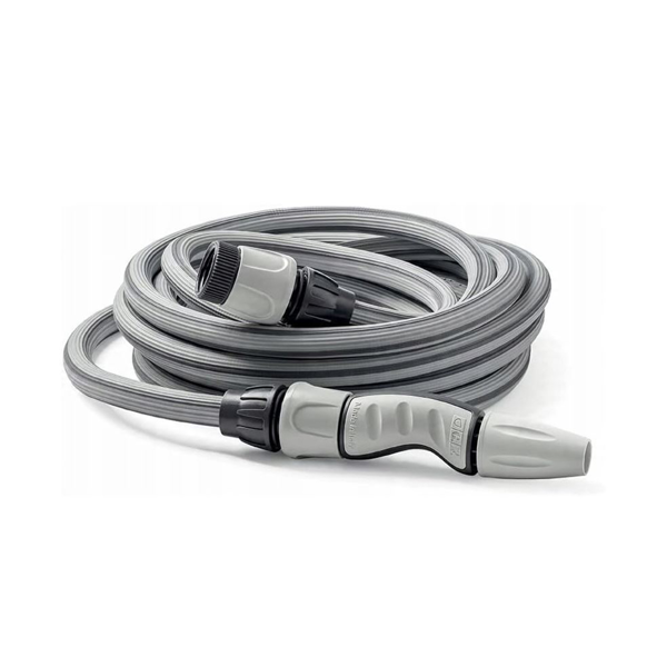 წელვადი სარწყავი მილი Aquago Easy GF80297647, 30m, Garden Hose, Grey