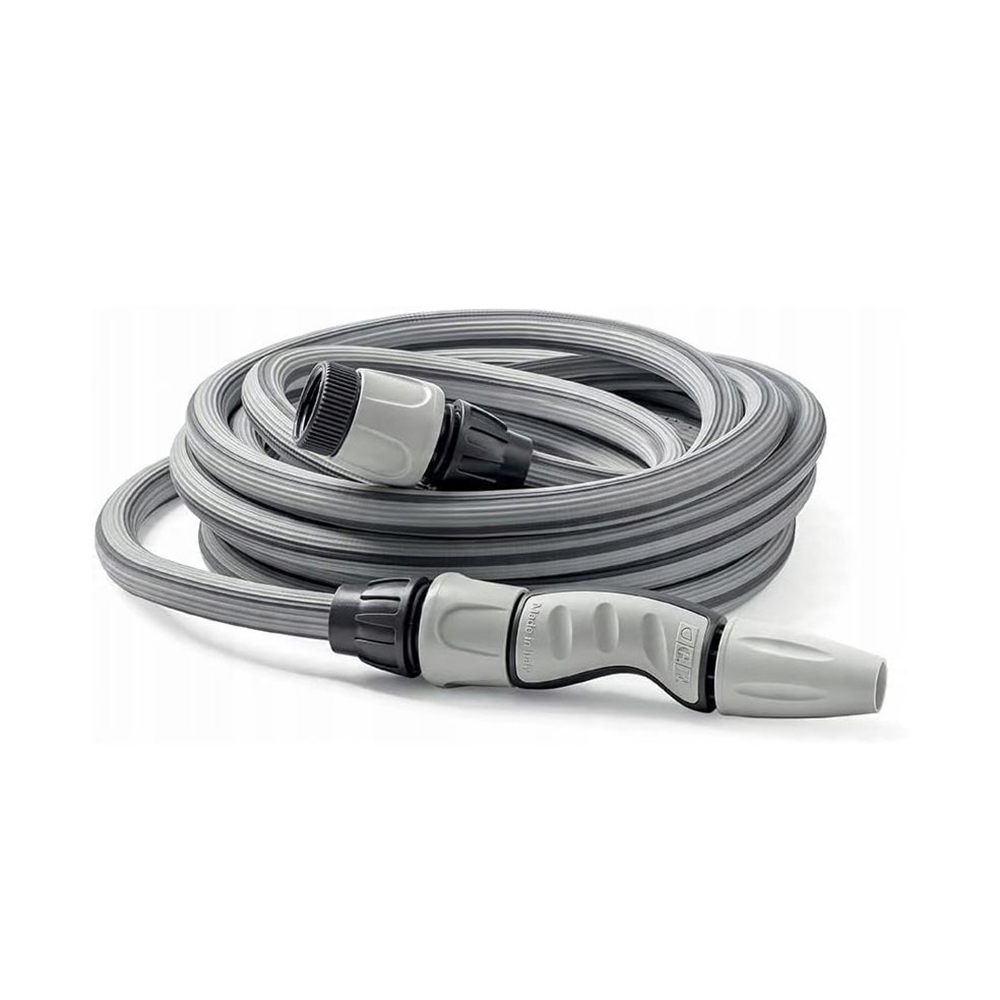 წელვადი სარწყავი მილი Aquago Easy GF80297647, 30m, Garden Hose, Grey