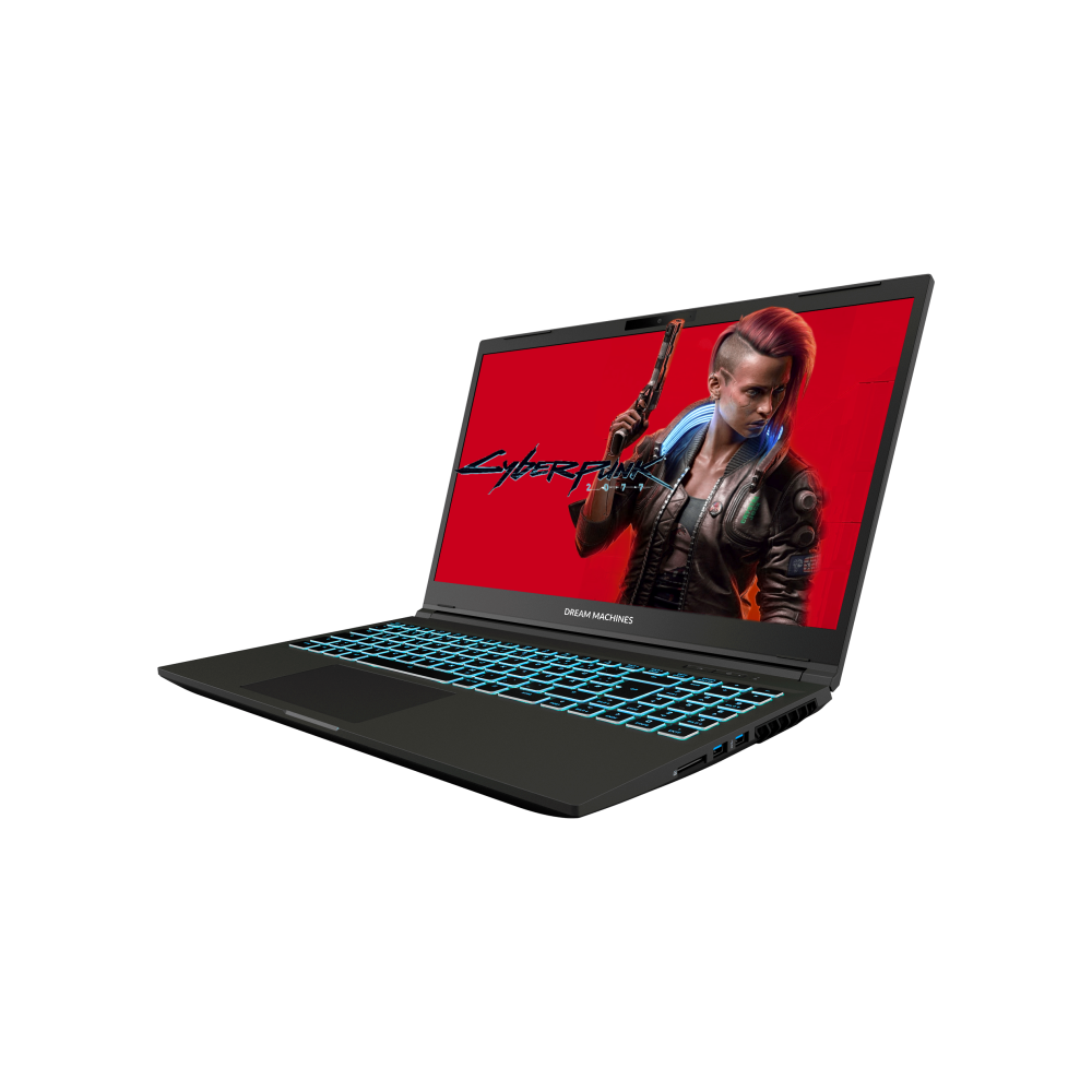 ნოუთბუქი Dream Machines RG3050-15UA70, 15.6", i5-13420H, 16GB, 512GB SSD, RTX3050 4GB, Black