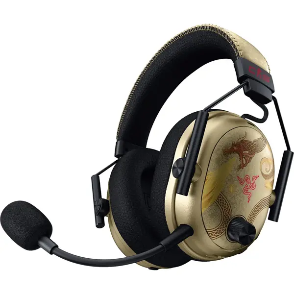 ყურსასმენი Razer RZ04-05400800-R3M1 BlackShark V3 Pro, Headset, Wireless, Bluetooth, USB, Type-C, Counter-Strike 2 Edition/Gold