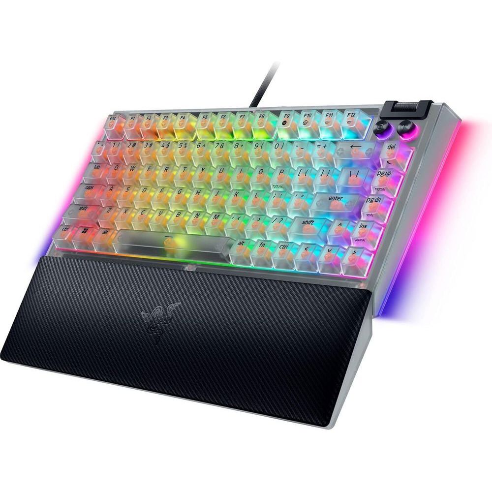 Gaming Mechanical Keyboard Razer RZ03-05003500-R3M1 BlackWidow V4, Wired, USB, RGB, Phantom White