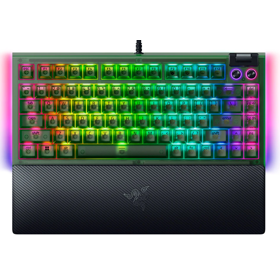 Gaming Mechanical Keyboard Razer RZ03-05003300-R3M1 BlackWidow V4, Wired, USB, RGB, Phantom Green