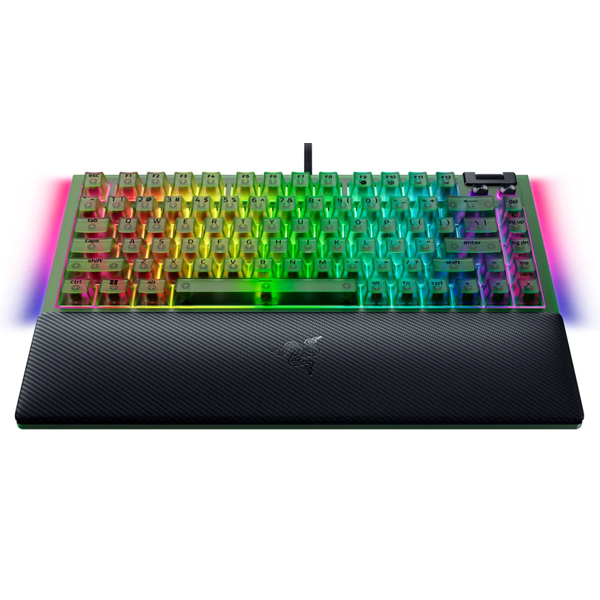 Gaming Mechanical Keyboard Razer RZ03-05003300-R3M1 BlackWidow V4, Wired, USB, RGB, Phantom Green