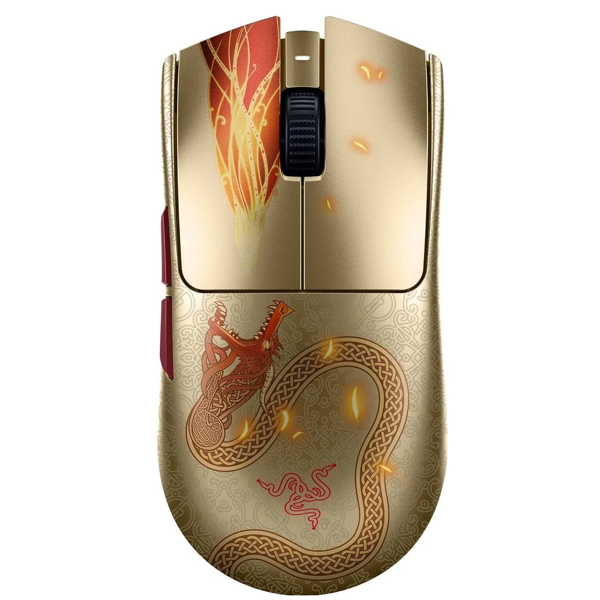 მაუსი Razer RZ01-05120800-R3M1 Viper V3 Pro, Wireless, USB, Gaming Mouse, Gold/Counter-Strike 2 Edition