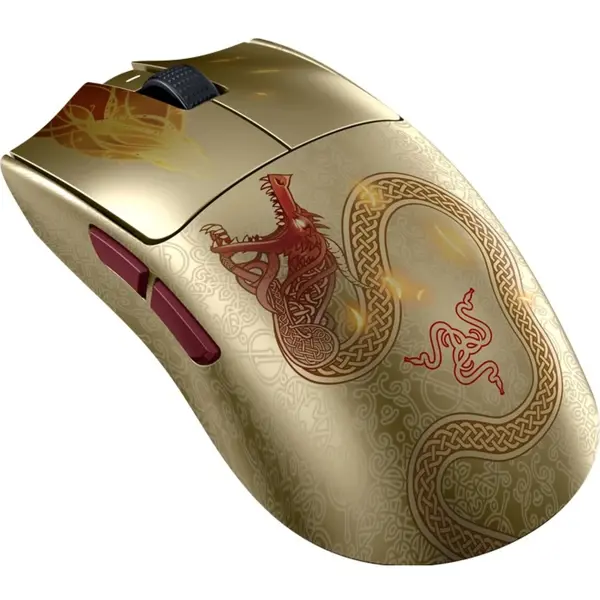 მაუსი Razer RZ01-05120800-R3M1 Viper V3 Pro, Wireless, USB, Gaming Mouse, Gold/Counter-Strike 2 Edition