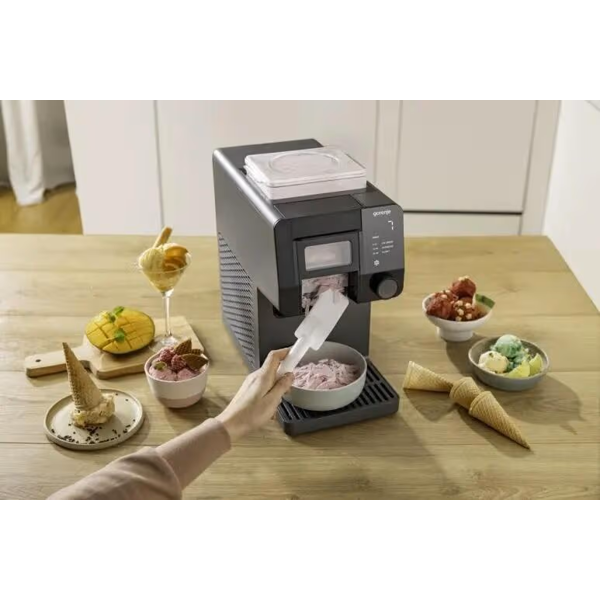 3 in 1 Ice Cream Maker Gorenje GIICM, 200W, 1L, Black