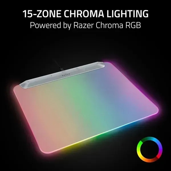 მაუსის პადი Razer RZ02-04920400-R3M1 Firefly V2 Pro, M, RGB, Mouse Pad, Phantom White