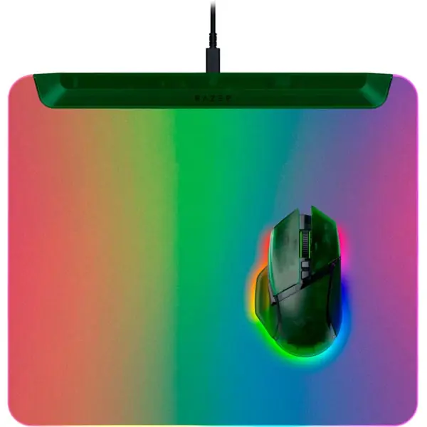 Mouse Pad Razer RZ02-04920300-R3M1 Firefly V2 Pro, M, RGB, Phantom Green
