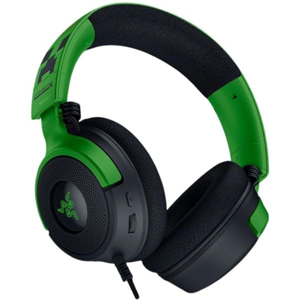 ყურსასმენი Razer RZ04-05180200-R3M1 Kraken V4 X, Gaming Headset, Wired, USB, Type-C, Minecraft Edition