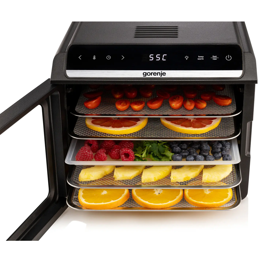 ჩირის აპარატი Gorenje FDK600DB, 580W, Dehydrator, Black