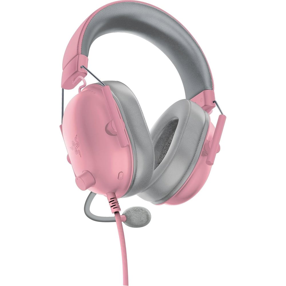 ყურსასმენი Razer RZ04-03241400-R3G1 BlackShark V2 X for PlayStation, Gaming Headset, Wired, 3.5mm, Quartz Pink