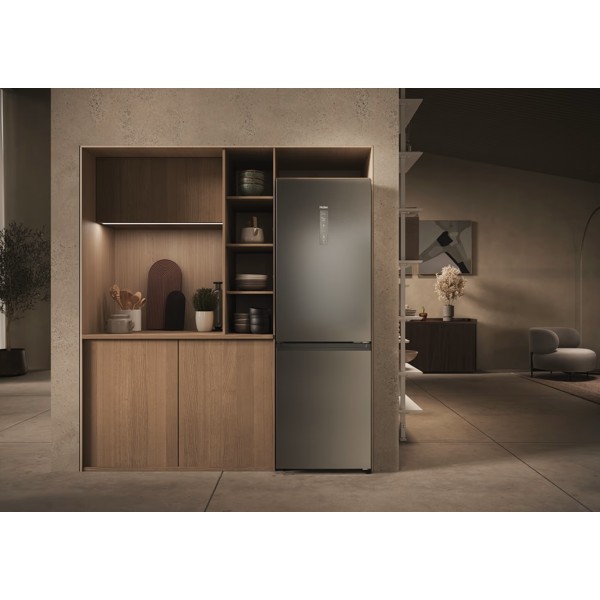 Refrigerator Haier EHD3PWDNPK186, 352L, A+, 35dB, No Frost, Silver