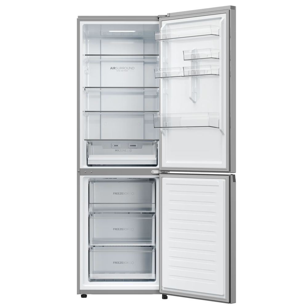 მაცივარი Haier EHD3PWDNPK186, 352L, A+, 35dB, No Frost, Refrigerator, Silver