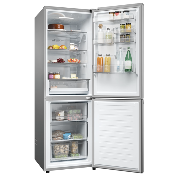 Refrigerator Haier EHD3PWDNPK186, 352L, A+, 35dB, No Frost, Silver