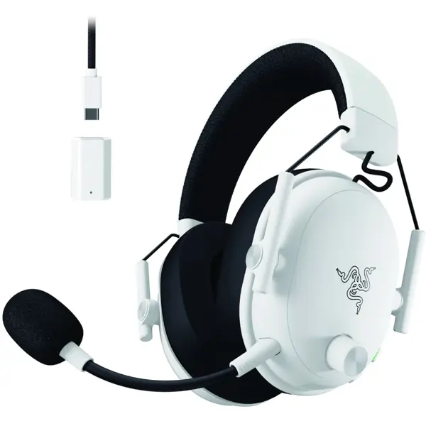 ყურსასმენი Razer RZ04-05410400-R3M1 BlackShark V3, Gaming Headset, Wireless, USB, Bluetooth, White