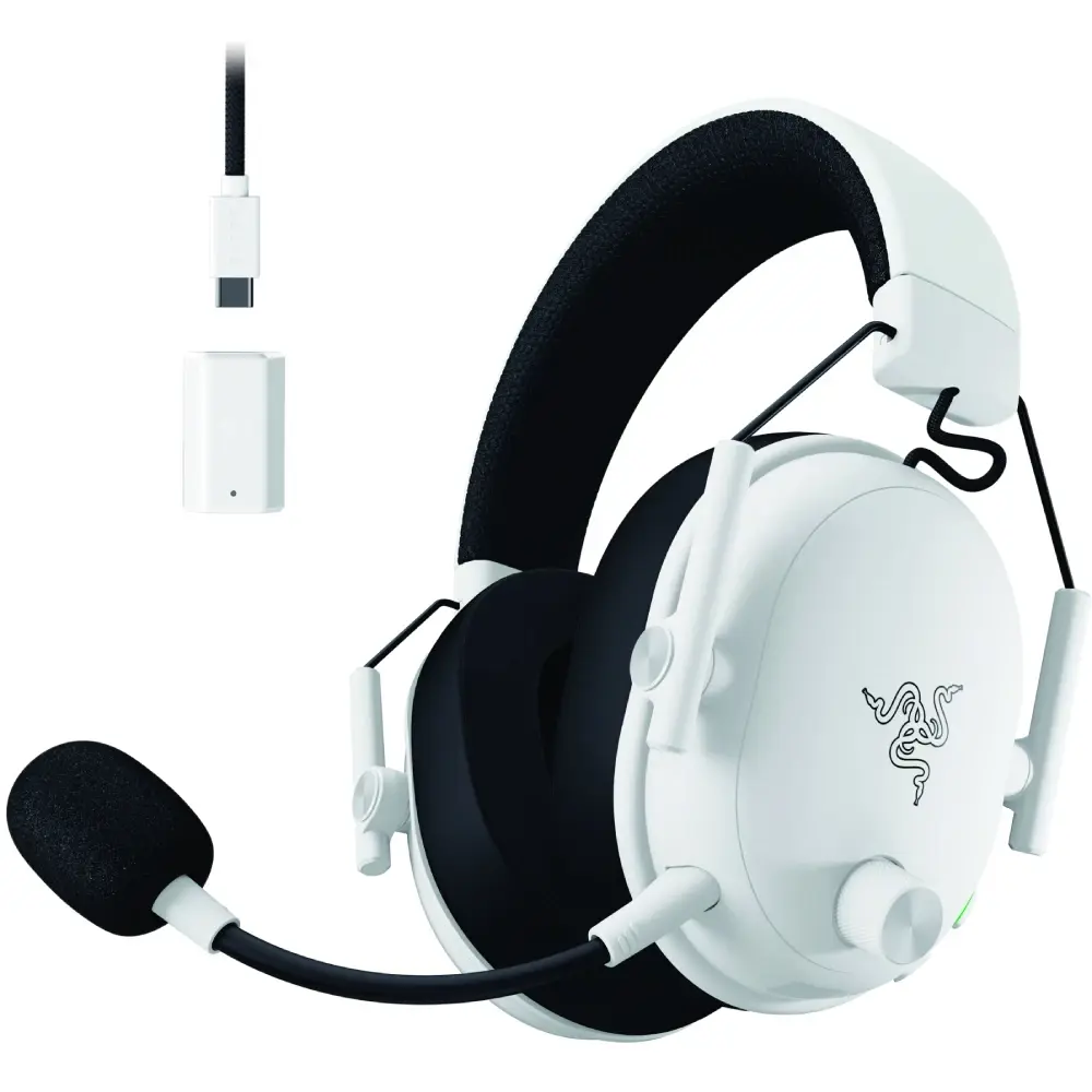 ყურსასმენი Razer RZ04-05410400-R3M1 BlackShark V3, Gaming Headset, Wireless, USB, Bluetooth, White