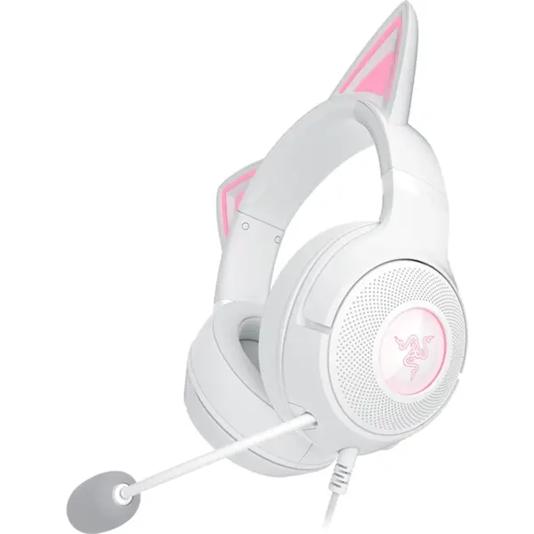 ყურსასმენი Razer RZ04-04730600-R3M1 Kraken Kitty V2, Gaming Headset, Wired, USB, White