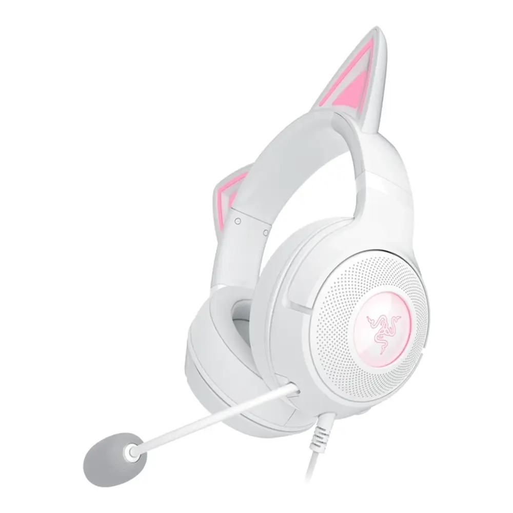 ყურსასმენი Razer RZ04-04730600-R3M1 Kraken Kitty V2, Gaming Headset, Wired, USB, White