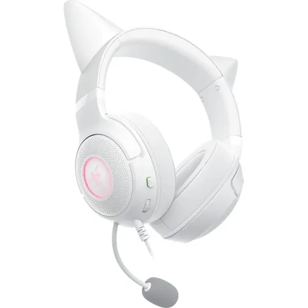 ყურსასმენი Razer RZ04-04730600-R3M1 Kraken Kitty V2, Gaming Headset, Wired, USB, White