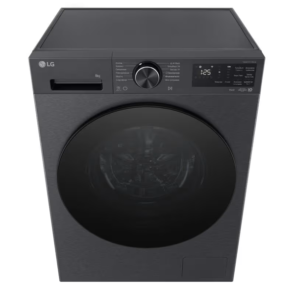 სარეცხი მანქანა LG F2X5PYNY6.AEBQME3, 8Kg, A, 1200Rpm, 74Db, Washing Machine, Black