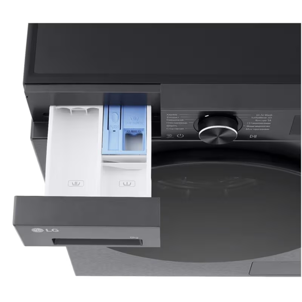 სარეცხი მანქანა LG F2X5PYNY6.AEBQME3, 8Kg, A, 1200Rpm, 74Db, Washing Machine, Black