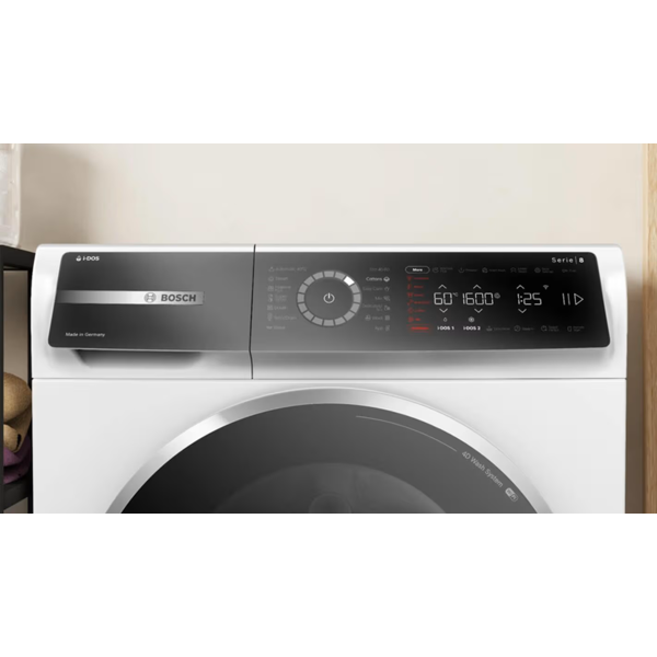 Washing Machine Bosch WGB256A1ME, 10Kg, A, 1600Rpm, 74dB, White